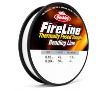 Berkley Fireline Filo Trasparente per Perline e Gioielli | Filo Nylon Resistente per Collana e Braccialetti | Filo Invisibile per Appendere e Creazioni Artigianali | 0.10mm | 45m