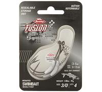 Berkley Fusion19 - Ganci per costume da bagno in raso, 3/0 (4 conteggi)