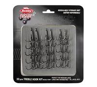 Berkley Fusion19 Treble Hook Bulk Pack - Kit di ricambio per esche da pesca - Pike Deadbaiting Trebles - Ami per esche morte, luccio, luccioperca