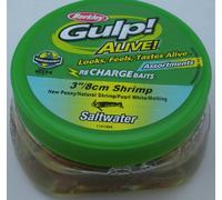 Berkley GAPSHR3-ASST Gulp Alive 3" Gamberi 11 Oz Secchio Assortito