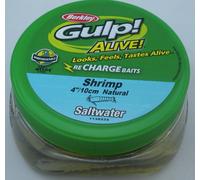 Berkley GAPSHR4-NAT Gulp Alive 4" Gambero 11 Oz Secchio Naturale