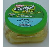 Berkley GAPSHR4-PW Gulp Alive 4" Gamberetti 11 Oz Secchio Nuovo Bianco Perla