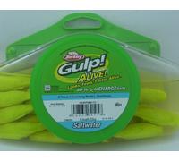 Berkley GASHPSM4-CH 4" Gulp Alive 8 Oz 1/2 Pint Dimensione Chartreuse