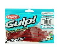 Berkley Gulp Acqua Salata Morbido Durevole Larve Esca 6 " Bloody 10 / Pack