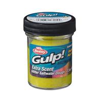 Berkley Gulp! Esca da pesca in pasta per acqua salata | Esca morbida in pasta con diffusione estrema del profumo | Esca per la pesca in mare di più specie | 65 g | Marrone scuro con glitter argento