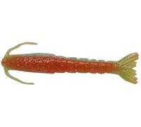Berkley Gulp! Esca morbida a base di gamberetti d'acqua salata dal design realistico e profumato per la pesca d'acqua salata di scorfani durevole e versatile per diverse tecniche 6PK 3" Pollo Nucleare
