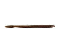 Berkley PowerBait Esca Morbida da Pesca, Diverse Dimensioni e Forme, Unisex - Adulto, PowerBait Bottom Hopper Worm, Verde Zucca Rossa, 6.25" (12 Count)