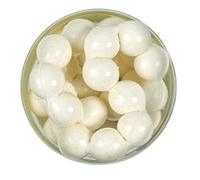 Berkley PowerBait Power Eggs Floating Magnum - Esche morbide da pesca al profumo di aglio, barattolo piccolo da 14,2 g, bianco fosforescente