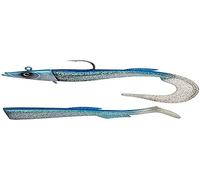 Berkley Esca artificiale PowerBait Power Sandeel per acqua salata, blu metallico, 40 g 15 cm