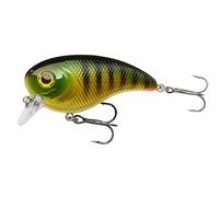 Berkley Pulse Biggie Crankbait Lure | Esca galleggiante a immersione superficiale per lucci, persici, lucioperca e spigole | Per la pesca dei predatori in acqua dolce | 6 cm, Firetiger