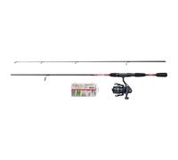 Berkley Pulse Combo, Combo da Spinning, Pulse 180 5-20 g, Combo Box, Nero, Rosso