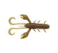 Berkley Pulse Realistic Craw; esca a gambero in plastica morbida per la pesca ai predatori d'acqua dolce; Texas Rig, Carolina Rig, Cheb Rig, Ned Rig e Jighead; 10 cm, marrone chartreuse