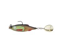 Berkley Pulse Realistic Flash Soft Bait Lure | Paddle Tail Shad per lucci, persici, lucioperca e spigole | Esca artificiale ultra reattiva per predatori d'acqua dolce | 9 cm, orata