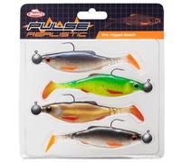 Berkley Pulse Realistic Roach Prerigged Softbait Shad con testa di jig - Forma ultra realistica e azione per la pesca dei pesci predatori, luccio, lucioperca, pesce persico