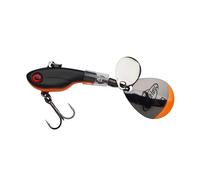 Berkley Pulse Spintail Esca da pesca | Esca ad alte prestazioni per la pesca dei predatori in acqua dolce | Vibrazione a doppia lama, azione oscillante | 6 cm | 9 g | Nero arancione