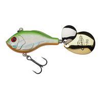 Berkley Pulse Spintail XL Esca da pesca | Esca ad alte prestazioni per la pesca dei predatori in acqua dolce | Esca con coda vibrante | 8 cm | 18 g | Blu Chartreuse