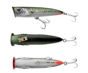 BERKLEY Saltwater Topwater DEX MULLET Popper Lure 145 mm/69 g