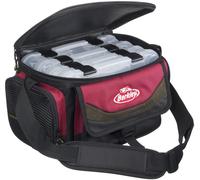 Berkley Sistema Borsa Rosso-Nero + 4 Contenitori / Borsa da Pesca