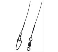 Berkley Steelon Wire-Wound Leaders, Nero, 18"