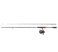 Berkley Combo Urbn Ii Dropshooter, Combo Canna e Mulinello da Pesca, Combo da Pesca a Spinning con Esche Artificiali, Pesca al Predatore, Luccio, Perca, Zander, Unisex, Nero, 2.4 m, 5-25 g