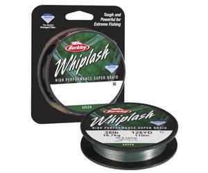 Berkley WHIPLASH 0,08 mm 28,4 LB 300 mt trecciato NEW traina spinning pesca mare