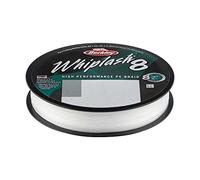 Berkley Whiplash8, Filo da Pesca, Superline, Pesca Predatori, Luccio, Persico, Lucioperca, Trota, Unisex, Cristallo, 0.25 mm, 40Kg, 88 Lb, 330Yd