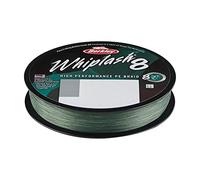 Berkley Whiplash8, Filo da Pesca, Superline, Pesca Predatori, Luccio, Persico, Lucioperca, Trota, Unisex, Verde Muschio, 0.16 mm, 20.9 Kg, 46 Lb, 165 Iarde