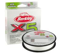 Berkley X5, Filo da Pesca Intrecciato Unisex, Cristallo Bianco, 14.2kg| 164yd | 150m