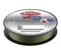 Berkley X9, Filo da Pesca, Treccia a 9 Fili per la Pesca in Mare e in Acqua Dolce, Più Resistente e Molto Flessibile, Pesca ai Predatori, Long Cast