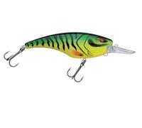 Berkley Zilla Deep Crank, esca da pesca Predator, Crankbait galleggiante e affondante, sistema di lancio lungo, pescatori di lucci, lucioperca, spigole, profondità 3-5m, 14,3cm, Shadow Tiger