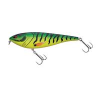 Berkley Zilla Glider, esca da pesca per predatori, esca a lento affondamento, esca da nuoto, azione laterale, sonaglio forte, profondità di immersione 0,5-2 m, 16 cm, Shadow Tiger