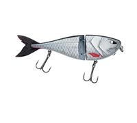 Berkley Zilla Jointed Glider Esca per luccio - Glide Bait che affonda lentamente con gancio Fusion 19 - Azione S aggressiva con sonagli estremamente rumorosi, senza piombo, Roach