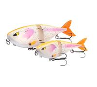 Berkley Zilla Jointed Glider Pike Lure | scorrevole facile da usare con azione a forma di S | Sistema Klip Lok | per predatori da 0,5-1,5 m di profondità | 13,5 cm | 44 g | Motoroil Burbot