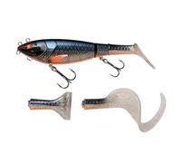 Berkley Zilla Tailswinger, Amo da Pesca, Esca Rigida, Prima Tailbait Snodata sul Mercato con Azione di Nuoto e Versatilità, Pesca ai Predatori, Luccio, Unisex, Fegis Bicolore, 56 g, 140 mm