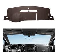 BERKSYDE Copertura per cruscotto in pelle compatibile con Chevy Tahoe Suburban Denali Avalanche GMC Yukon/XL, 07-13 Chevy Silverado GMC Sierra