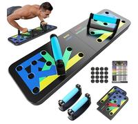 Berleng Tavola per flessioni, 28 in 1, con maniglie per flessioni, per pavimento, portatile, per l'allenamento della forza a casa, palestra a casa, attrezzatura per allenamento per uomini e donne