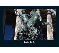 Berlin 2024 - Calendario fotografico formato DIN A5: calendario mensile con immagini da luoghi e città, paesi e continenti