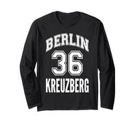 Berlin 36 Kreuzberg Nostalgia Design per Il quartiere di Berlino Maglia a Manica