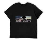 Berlin Calling Paul Kalkbrenner Elettronic Music Oversize T Shirt Fashion Men Black