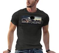 Berlin Calling Paul Kalkbrenner Elettronic Music Oversize T Shirt Fashion Men Black L.JPG.JPG Black S