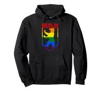 Berlin Design - Orsetto di Berlino - I Love Berlin - Pride Edition Felpa con Cappuccio