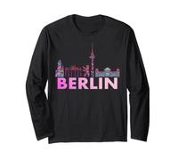 Berlin Design - Orso di Berlino - I Love Berlin Maglia a Manica