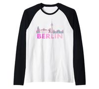 Berlin Design - Orso di Berlino - I Love Berlin Maglia con Maniche Raglan