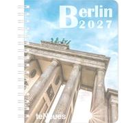 Berlin Diary 2027: Buchkalender 16,5x21,6 cm - Wochenplaner mit 12 Fotografien, Schutzcover, internationalen Feiertagen & preforierten Notizzetteln für Liebhaber von Berlin