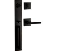 Berlin Modisch Full Resteon Handleon Handleon Ingressamento della porta d'ingresso e blocco a deadbolt set sottile Slim Cilindro Single Cilindro Dead