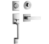 Berlin Modisch Maniglia a cilindro singolo con maniglia a leva per porta (per ingresso e porta d'ingresso) Reversibile per mano destra e sinistra