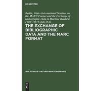 Berlin, West> International Semin The exchange of bibliograph (Copertina rigida)