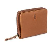 Berliner Bags Portafoglio Sara, piccolo portafoglio in pelle, con protezione RFID, certificato TÜV, confezione regalo, per donna - marrone