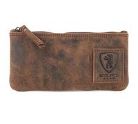 Berliner Bags Portapenne Astuccio Multiuso in Vera Pelle Elegante Cerniera | Marrone, Progettato a Berlino, Fodera in Cotone, Passanti Elastici, Tasca Interna Extra, Stile Vintage