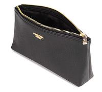 Berliner Bags Premium Astuccio in Pelle Anna, Portamatite Beauty Case Pochette Portatrucchi para Donna - Nero/Oro